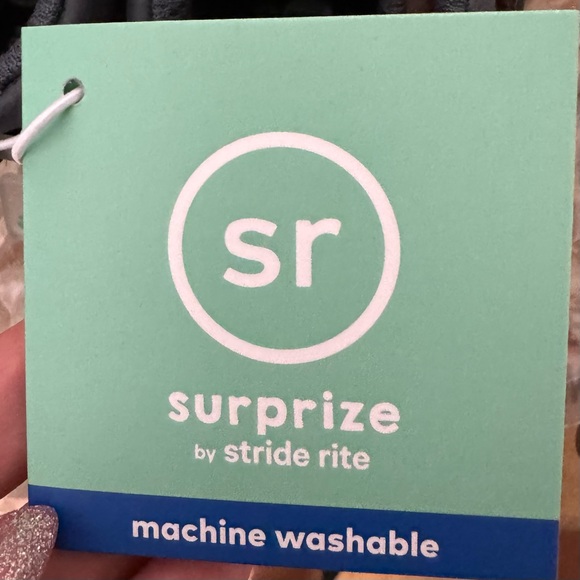 🎲 Surprize by Stride Rite Baby Quillo Boots Brown Navy Blue Sz 4M machine wash - Picture 6 of 9